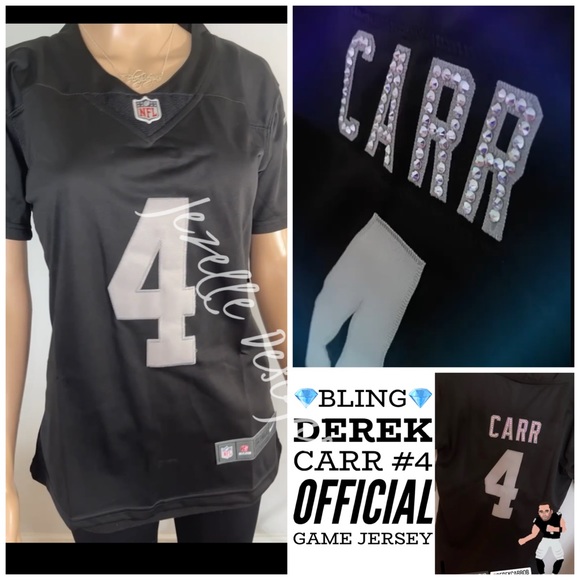 NFL Tops - Bling 💠 Derek Carr #4 jersey